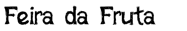 Feira da Fruta font preview